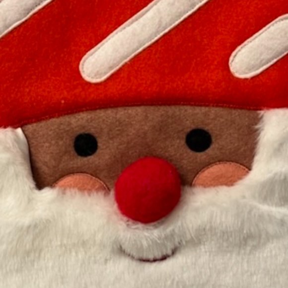 NWT Dark-skinned Santa Claus Christmas Stocking - Picture 4 of 8